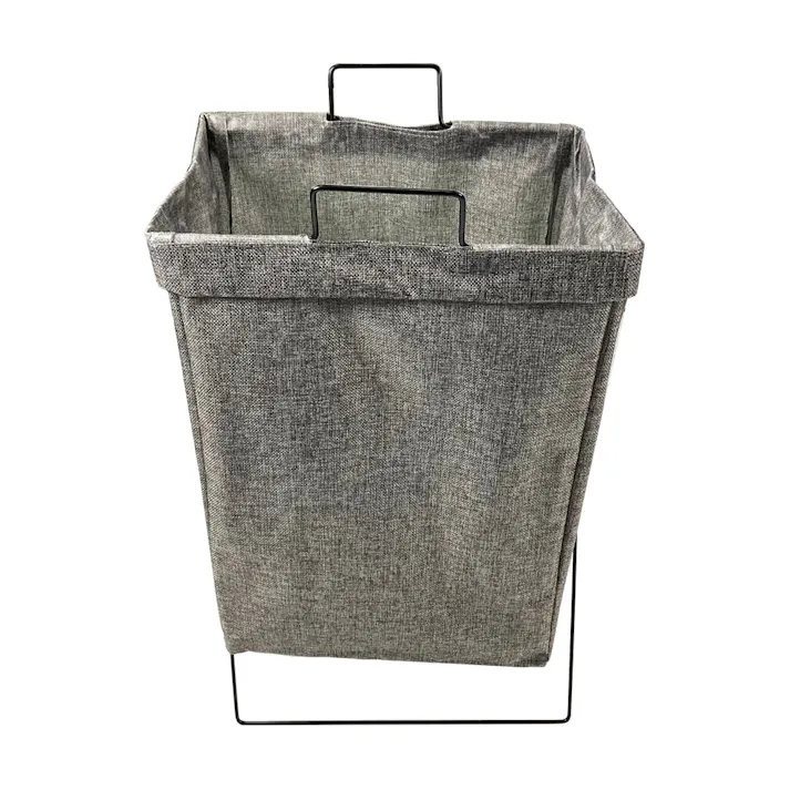 マルチ収納ボックス 横型取手付 グレー