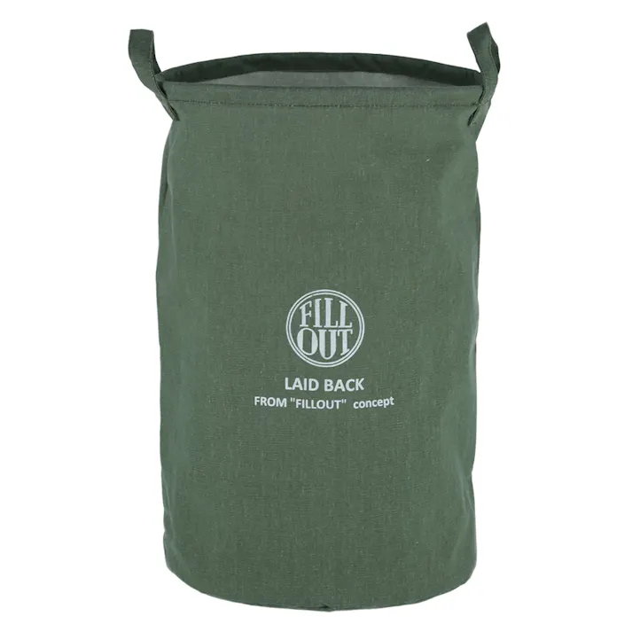 LB ファブリックボックスラウンド グリーン