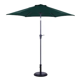 アルミパラソル グリーン アルミ製 (約)幅202×奥行240×高さ23cm