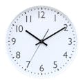掛時計 シンプル 25cm ホワイト