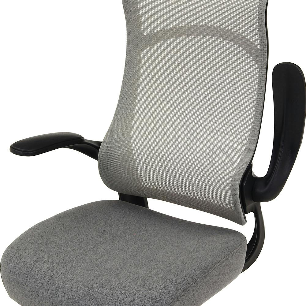 ハイバックアームアップチェア ブレンダ グレー【別送品】 | ホーム