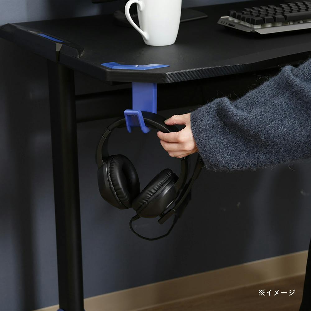 通常WEB価格24800円】ゲーミングデスク ゼノ イージー01 BLUE【別送品