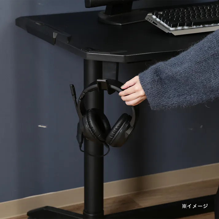 ゲーミングデスク ゼノPRO-01FULL BK【別送品】