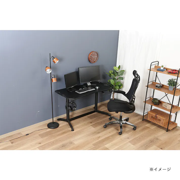 ゲーミングデスク ゼノPRO-01FULL BK【別送品】