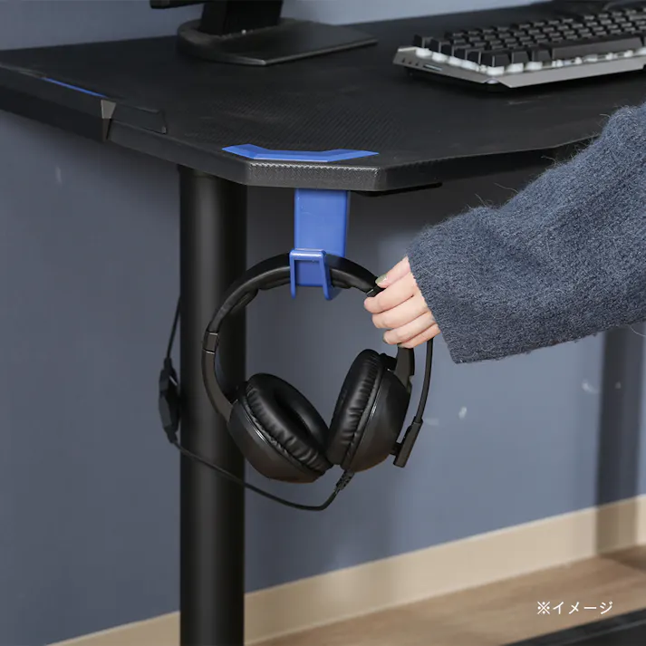 ゲーミングデスク ゼノ PRO-01 BLUE【別送品】
