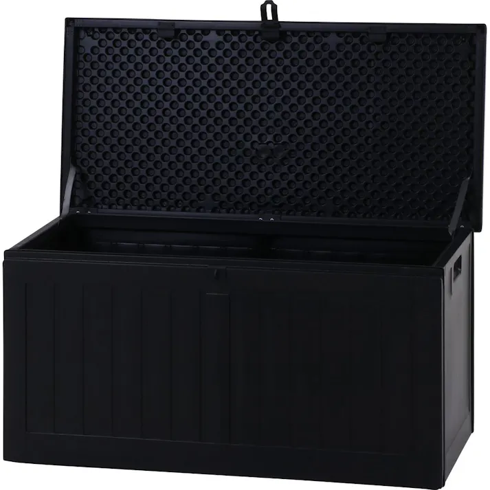 収納BOXベンチ 190L ブラック(販売終了)