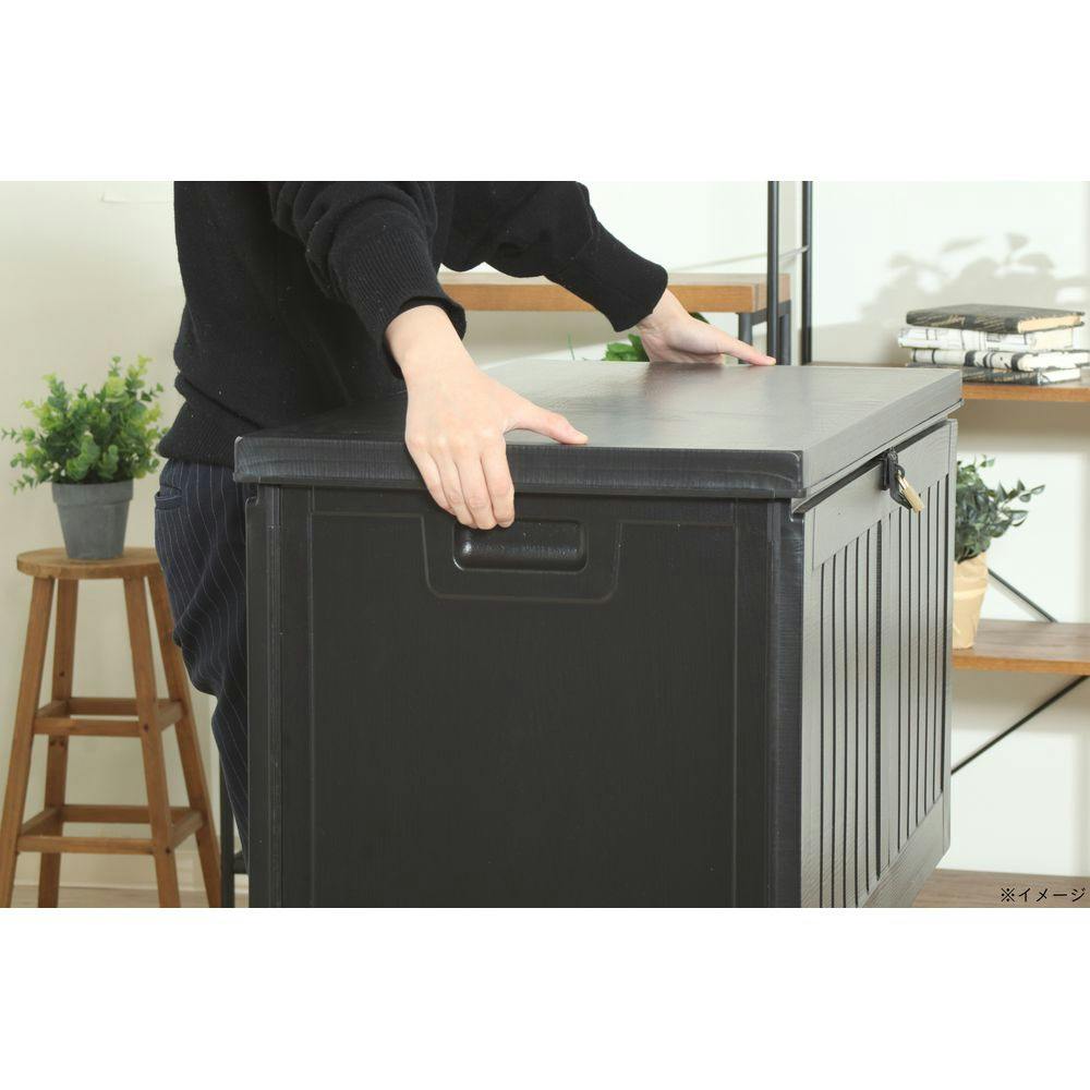 収納BOXベンチ 190L ブラック | 屋外収納・ラック 通販