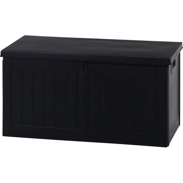 収納BOXベンチ 190L ブラック(販売終了)