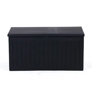 収納BOXベンチ 270L ブラック【別送品】(販売終了)