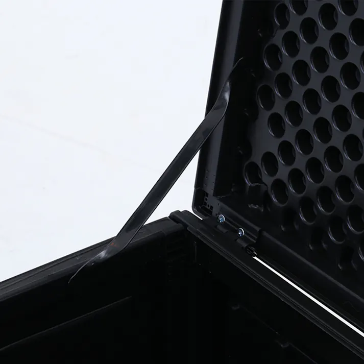 収納BOXベンチ 270L ブラック【別送品】(販売終了)