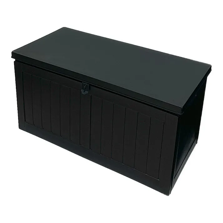 収納BOXベンチ 270L ブラック【別送品】(販売終了)