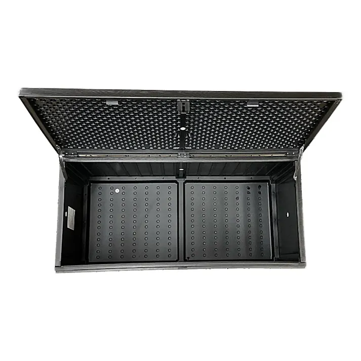収納BOXベンチ 270L ブラック【別送品】(販売終了)
