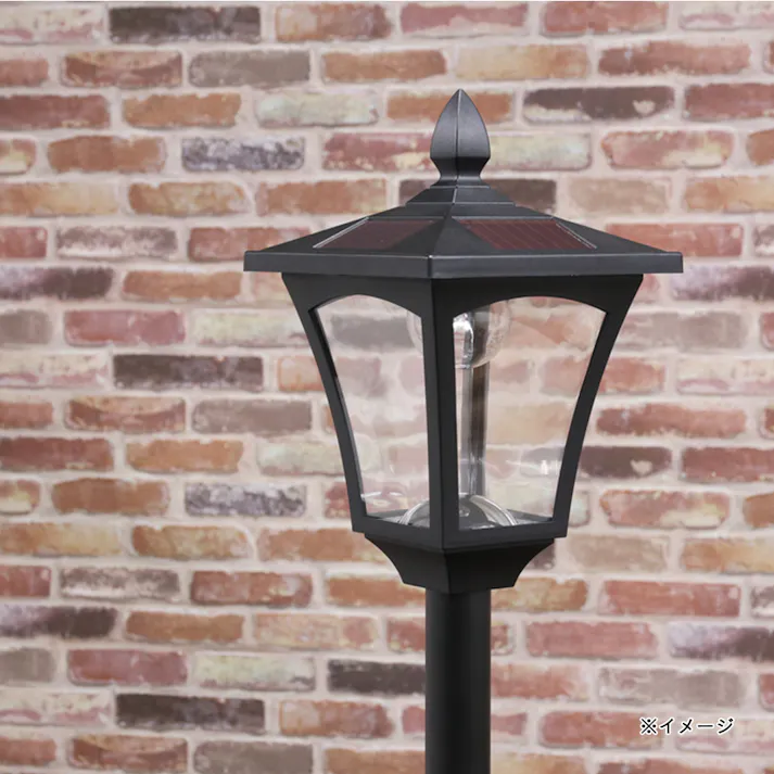 LEDソーラースタンドライト 1灯 プランター付き