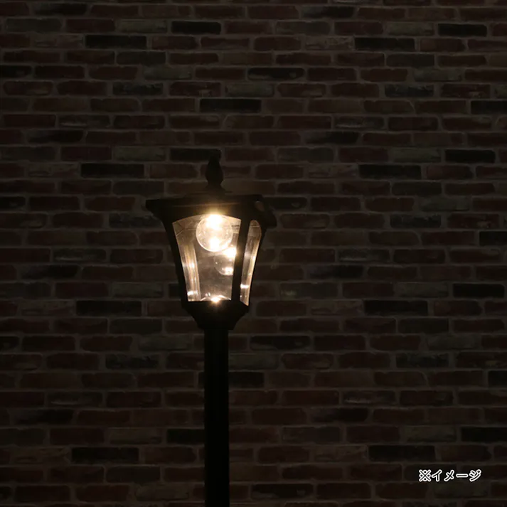 LEDソーラースタンドライト 1灯 プランター付き