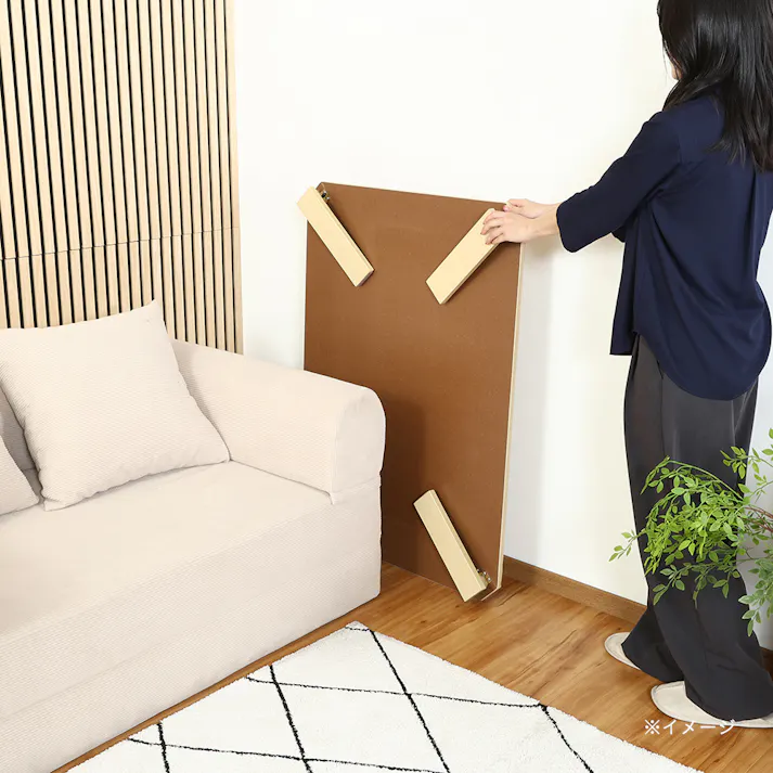 モダンローテーブル エルフ WO 幅105cm 奥行75cm 高さ31.7cm ナチュラル【別送品】