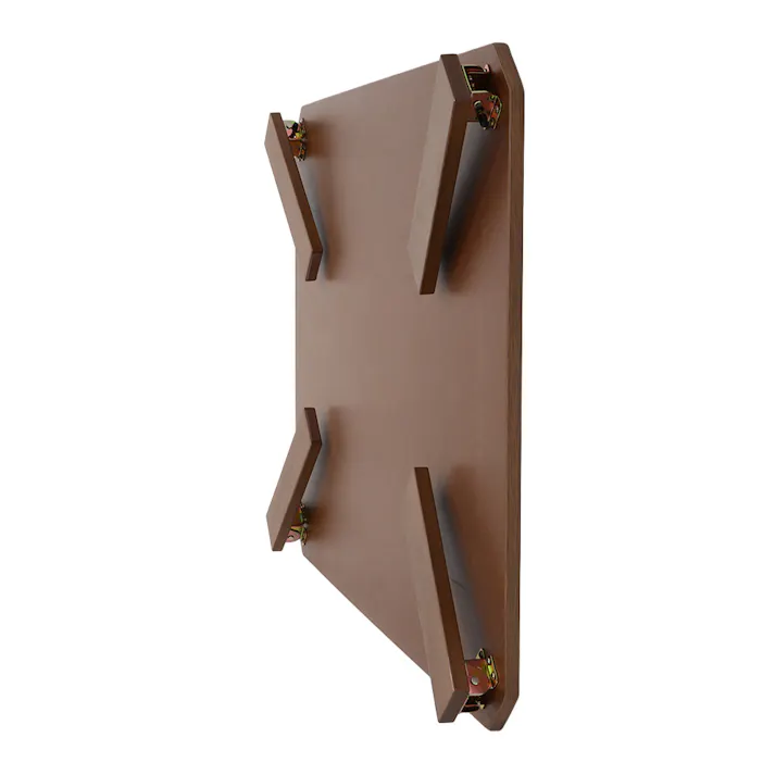 モダンローテーブル Latte WN 幅105cm 奥行75cm 高さ31.7cm ブラウン【別送品】