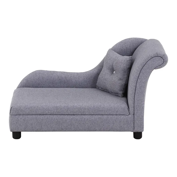 ペットカウチソファ クッション付き グレー【別送品】