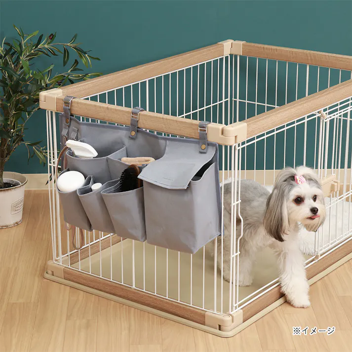 ペットケージ収納 グレー