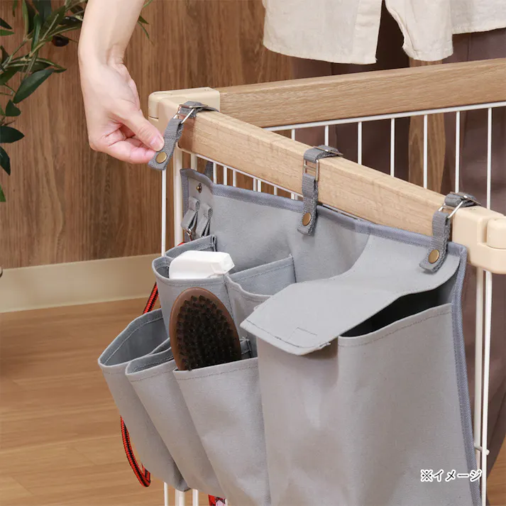 ペットケージ収納 グレー