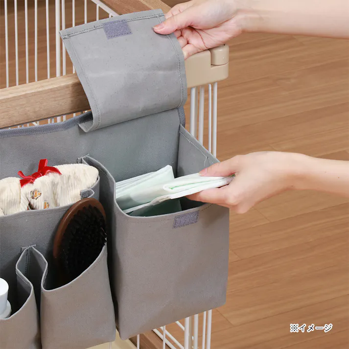 ペットケージ収納 グレー