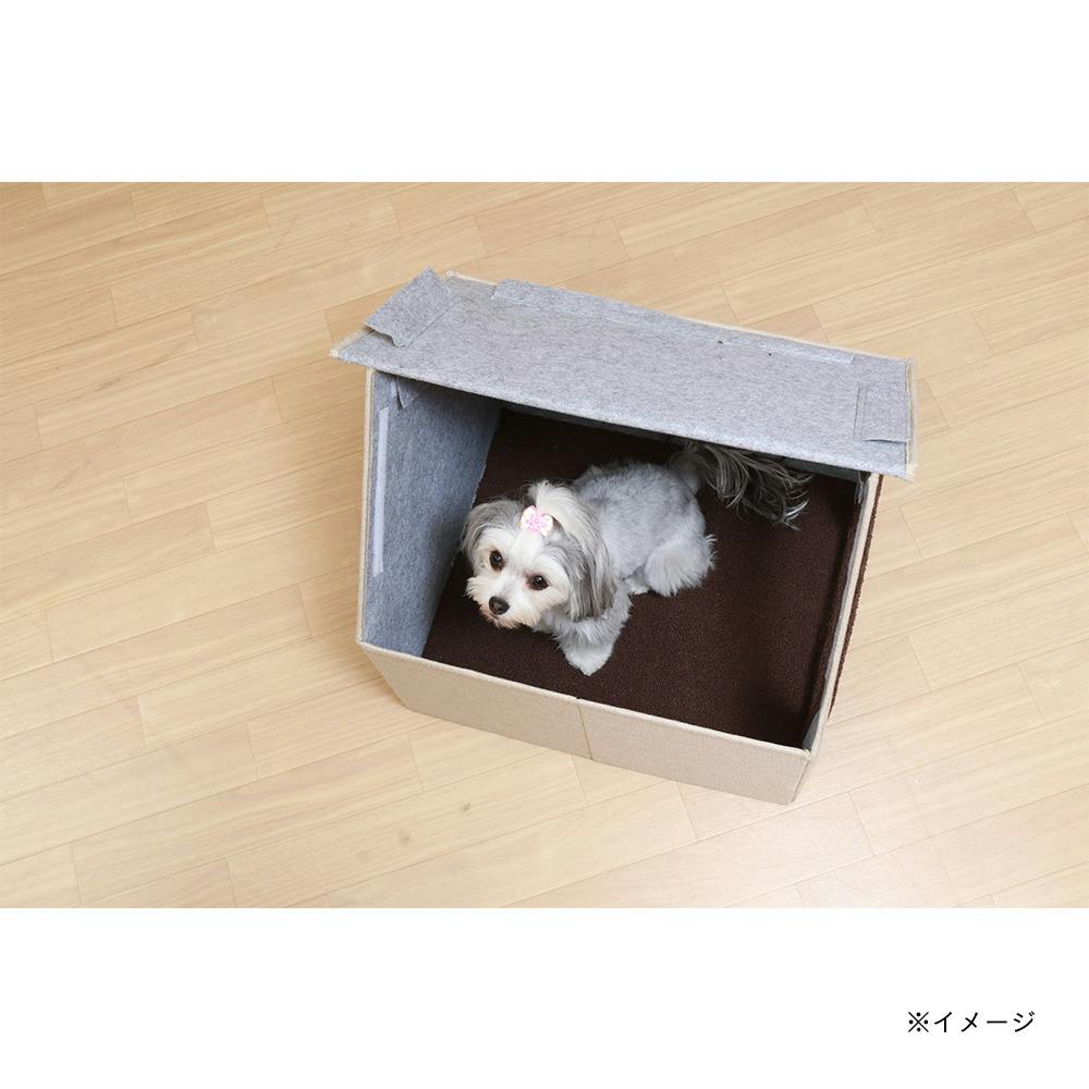 ペットハウス グレー ホワイト(ベージュ) Amazon | カインズ(CAINZ) ペットハウス 幅38cm 奥行38cm 高さ