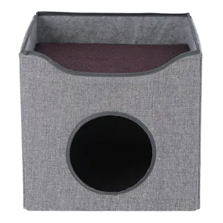 ペットハウス ルーフベッド付き グレー【別送品】