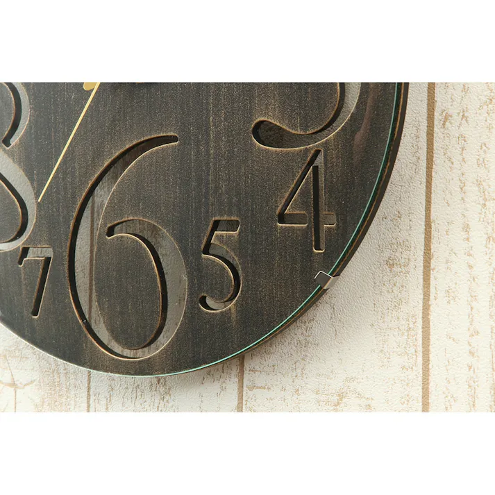 掛時計 レトロ BK 32cm【別送品】