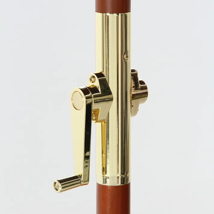 木製パラソル ブラウン 木製 幅270×奥行270×高さ254cm【別送品】