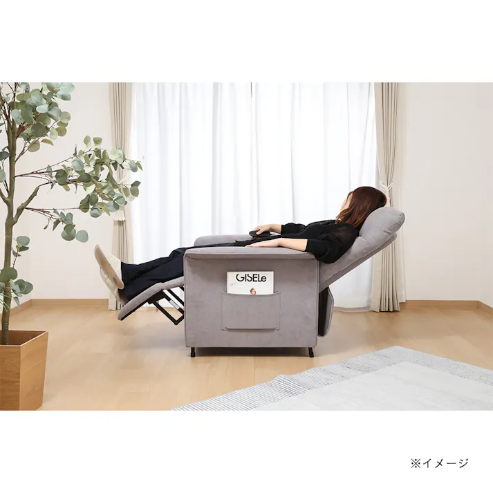 【通常WEB価格34800円】電動リクライニングソファ SIMPLE グレー