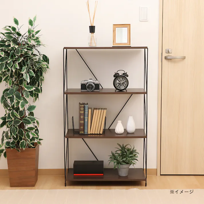 EZBO ワイヤーラック 4段 60幅 BR