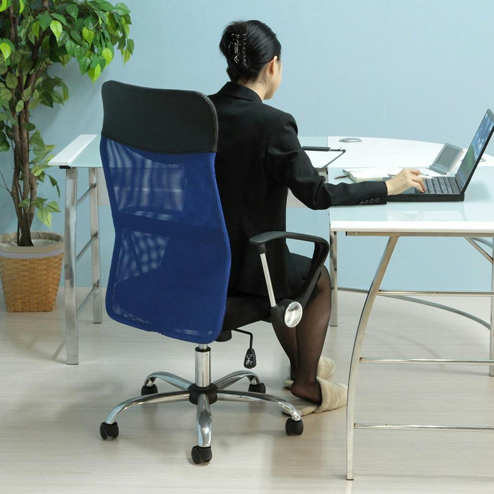 メッシュハイバックチェアー HF-98 BL【別送品】 | ホーム