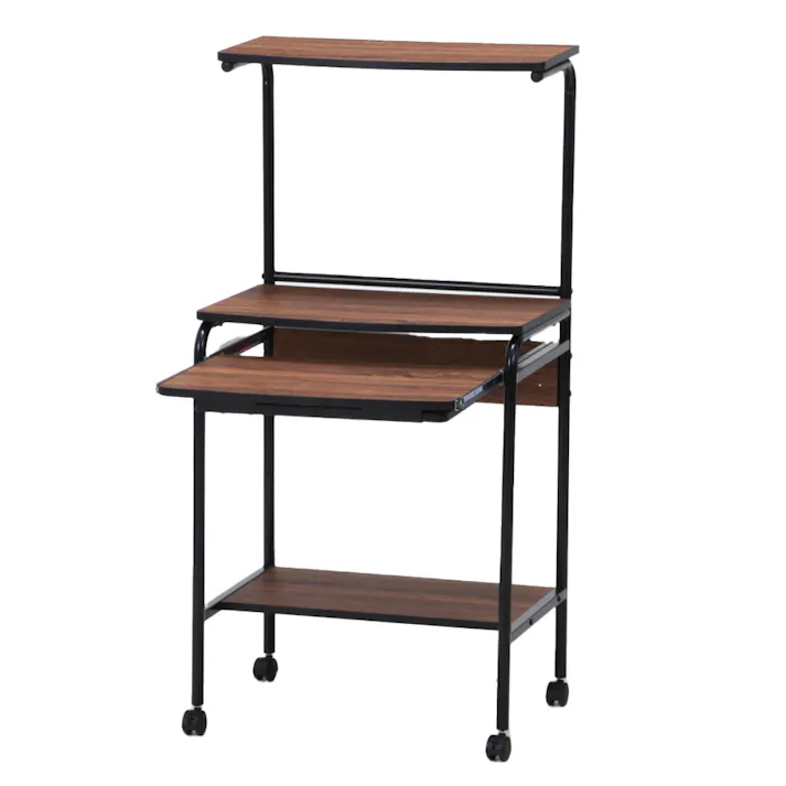 シンプルPCデスク フィット BR【別送品】