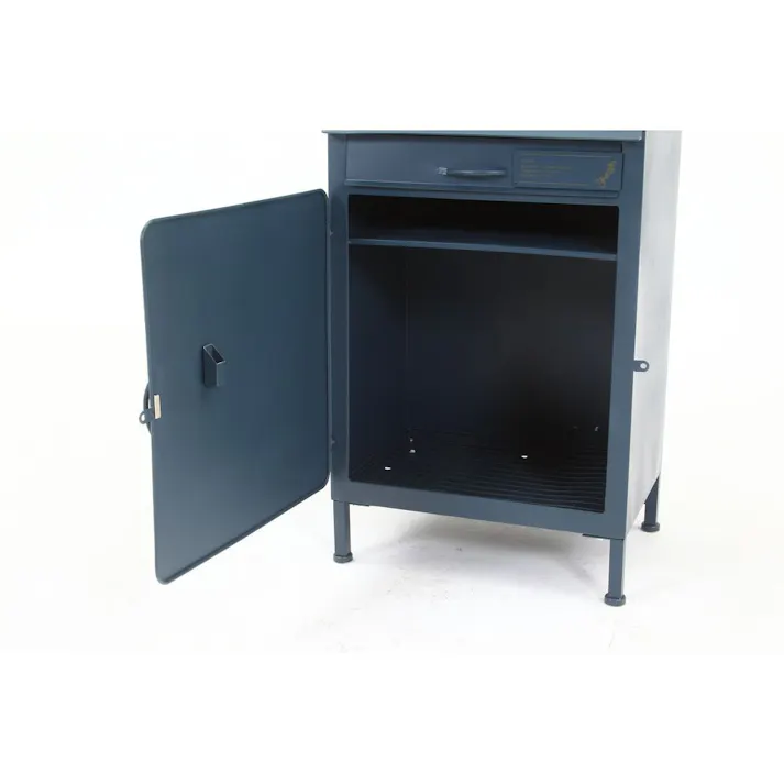 宅配ボックス マーガレット ネイビー 幅46cm高さ70cm奥行36.3cm【別送品】