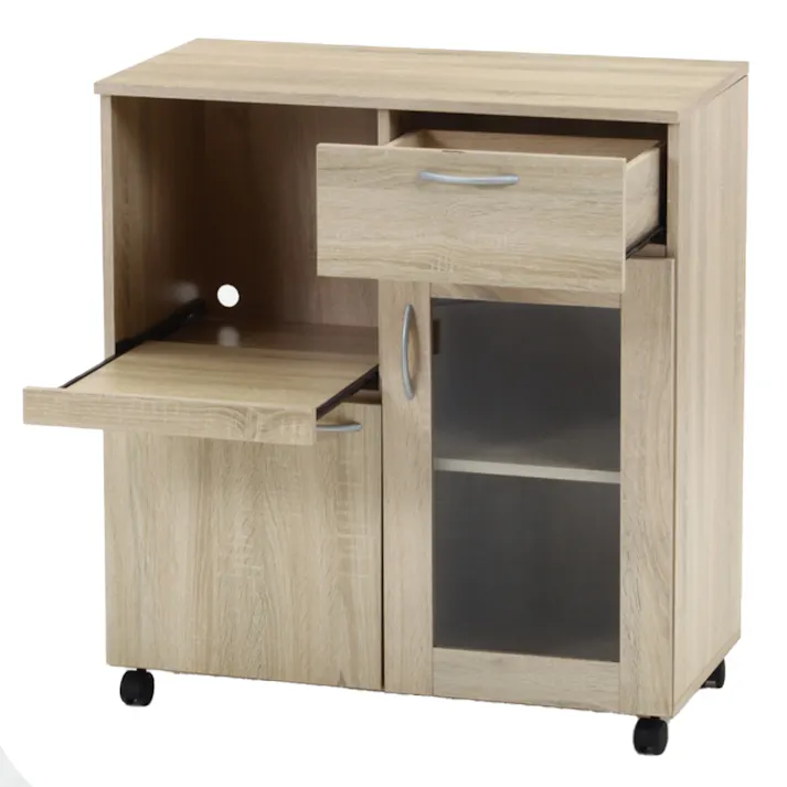 キッチンワゴン ホワイトオーク【別送品】