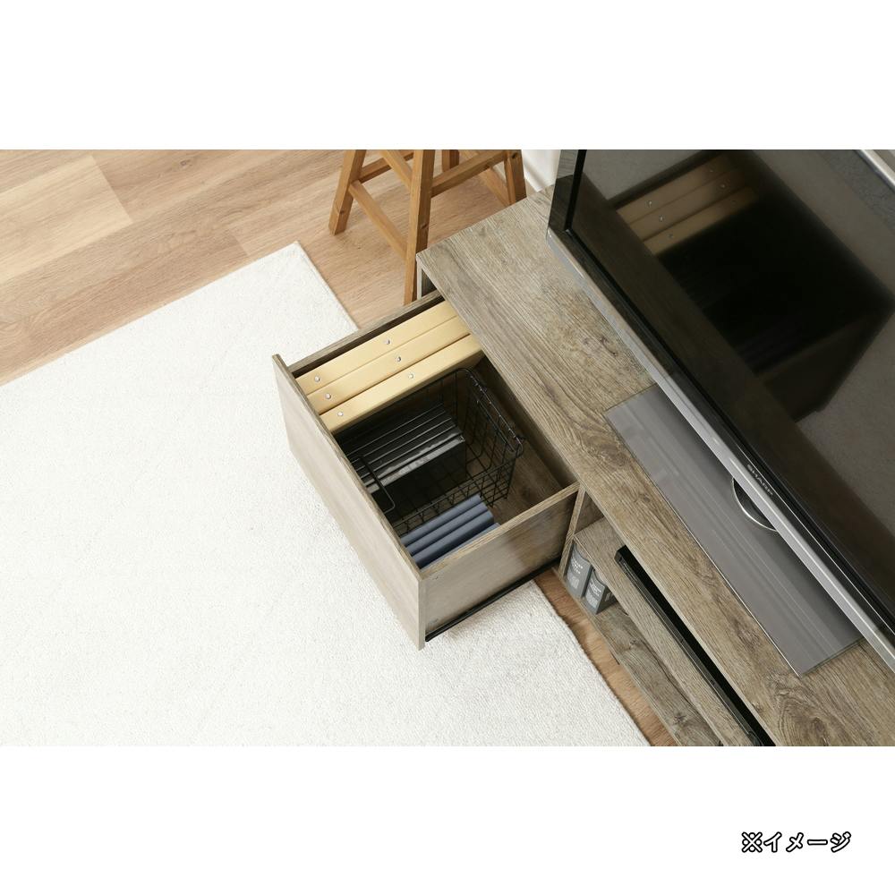 ♡ ＦＩＴ収納付きＴＶボード ナチュラル／ブラック [5130] 楽天市場】ワイド テレビボード テレビ台 幅 150 cm ブラウン 脚