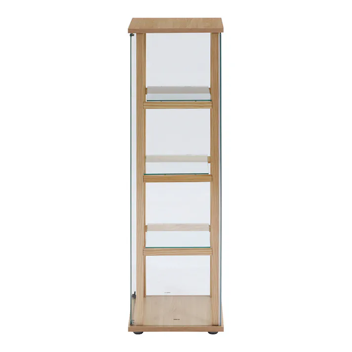 ガラスコレクションケース ウッドフレーム 4段【別送品】