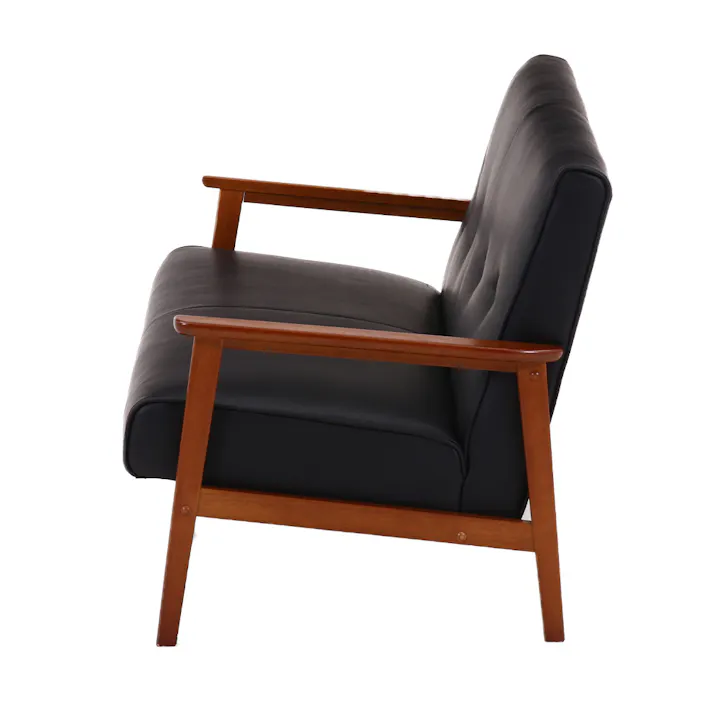 バイキャストPUソファ ミート 2P DBR【別送品】