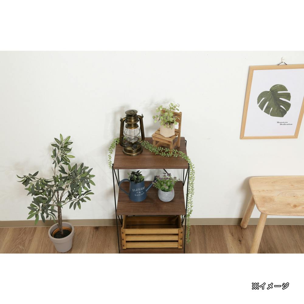 通常WEB価格3980円】EZBOワイヤーラック3段 40幅 MBR【別送品