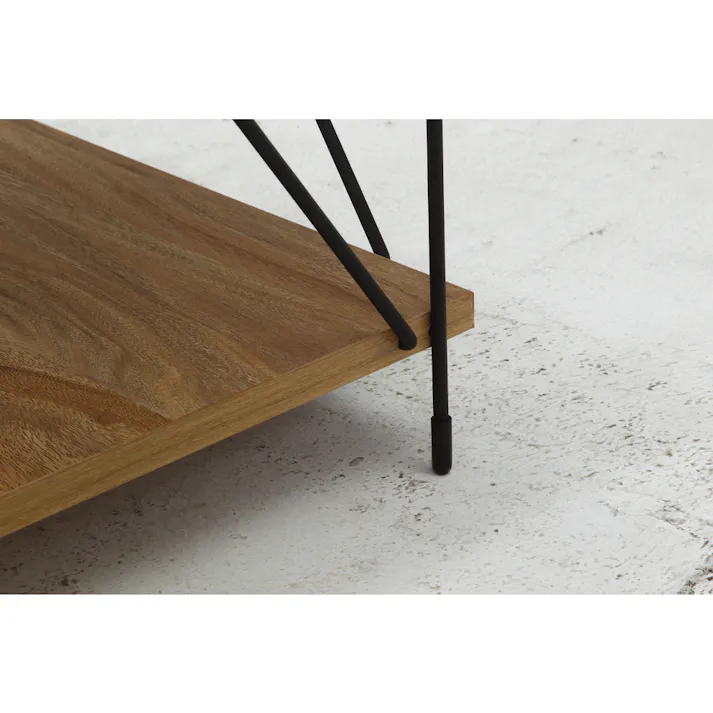 EZBOワイヤーラック2段 40幅 OAK NA【別送品】