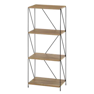 【通常WEB価格4980円】EZBOワイヤーラック4段 40幅 OAK NA【別送品】