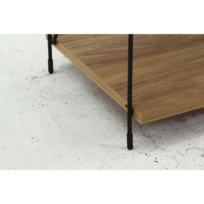 【通常WEB価格4980円】EZBOワイヤーラック4段 40幅 OAK NA【別送品】