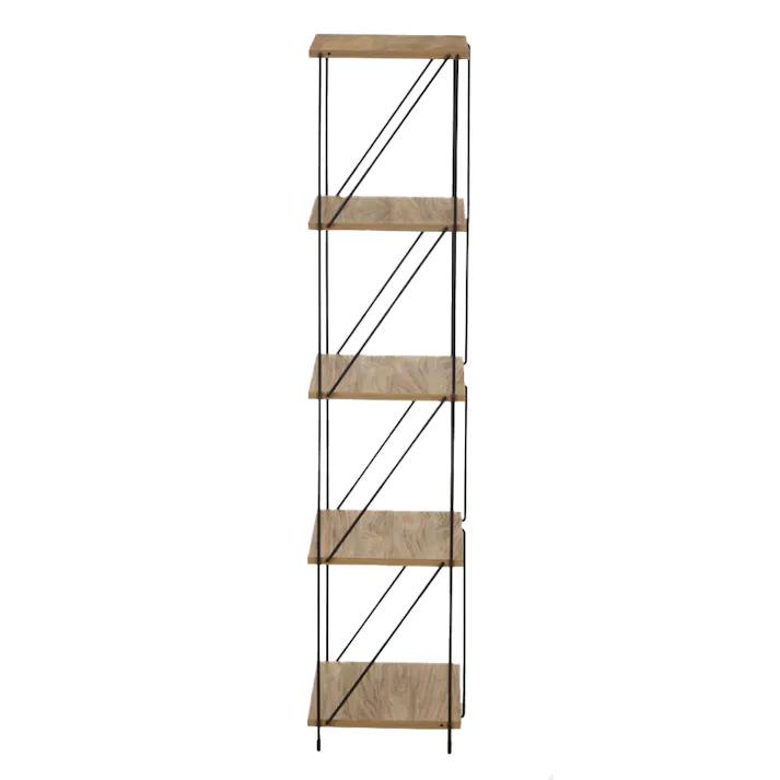 EZBOワイヤーラック5段 40幅 OAK NA【別送品】