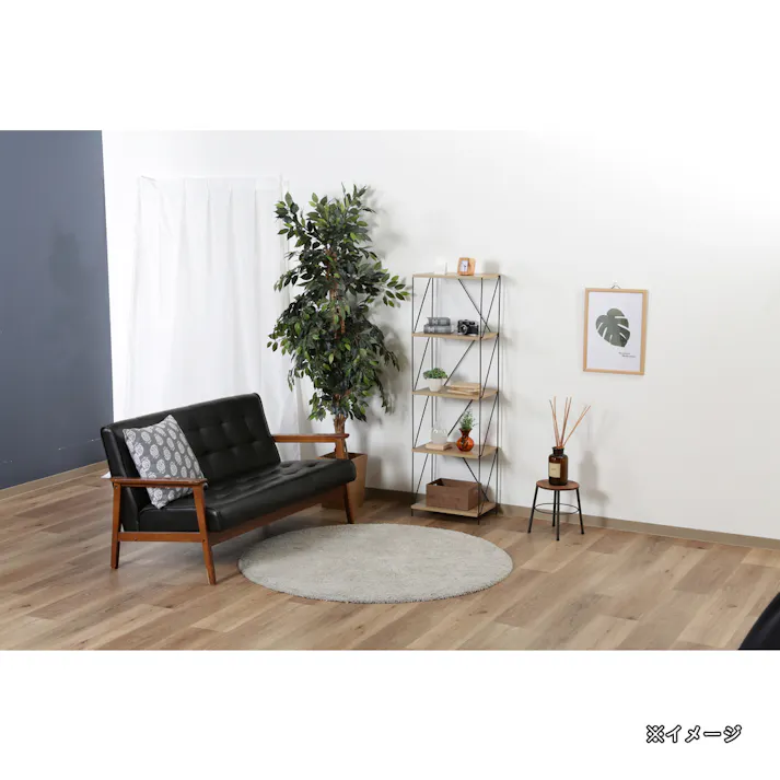 EZBOワイヤーラック5段 40幅 OAK NA【別送品】