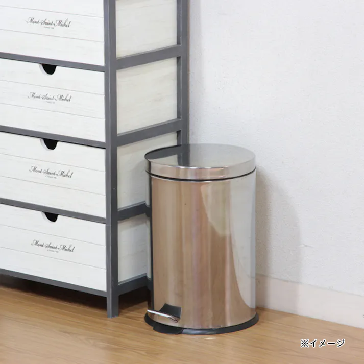 ステンレス ラウンドペダルペール 20L