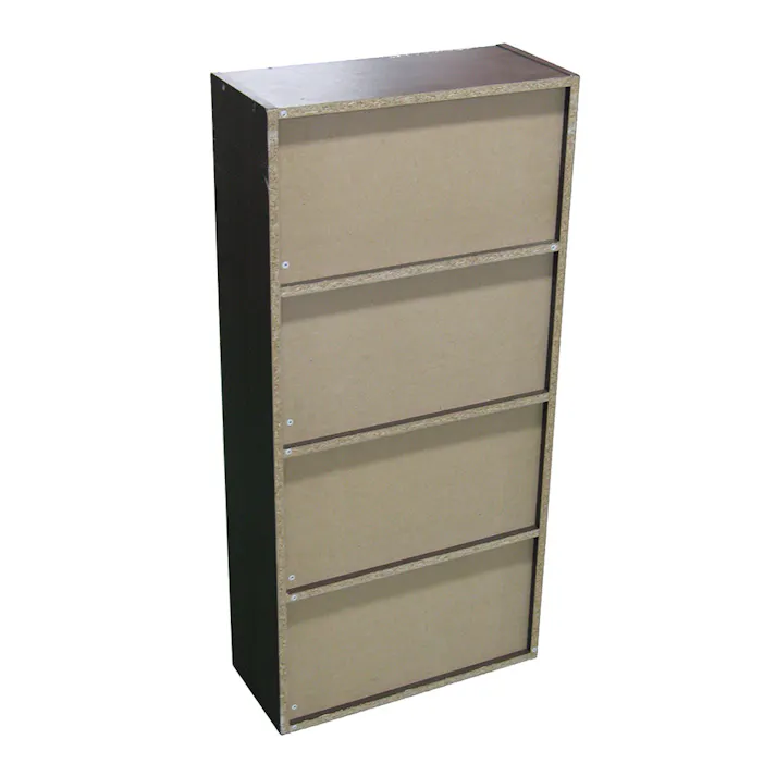 BOOK&DVDラック ブラウン