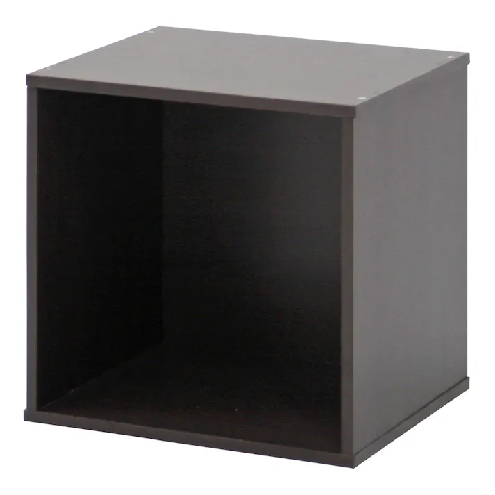 キューブボックス ブラウン