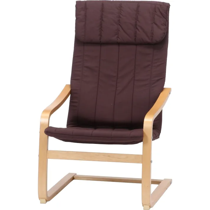 リラックスチェア スリム ブラウン【別送品】