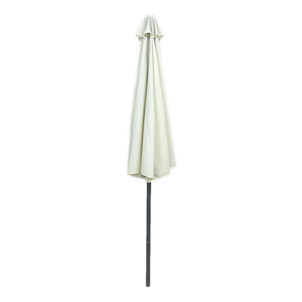 アルミパラソル アイボリー アルミ製 (約)幅270×奥行270×高さ234cm