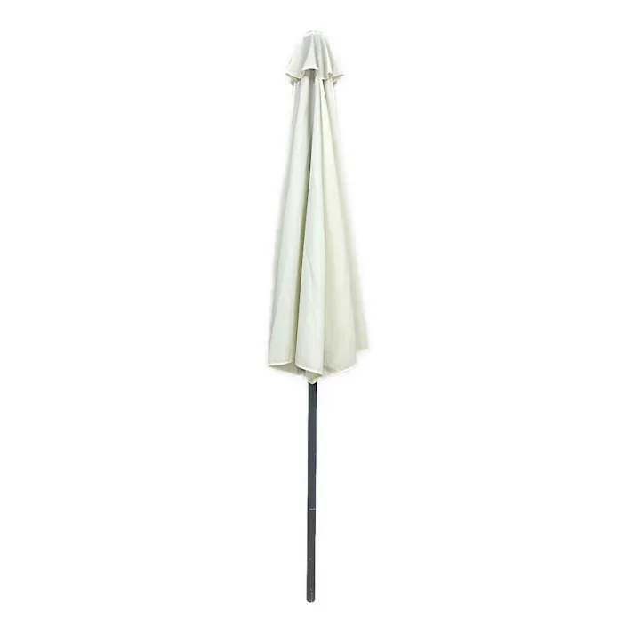 アルミパラソル アイボリー アルミ製 (約)幅270×奥行270×高さ234cm【別送品】