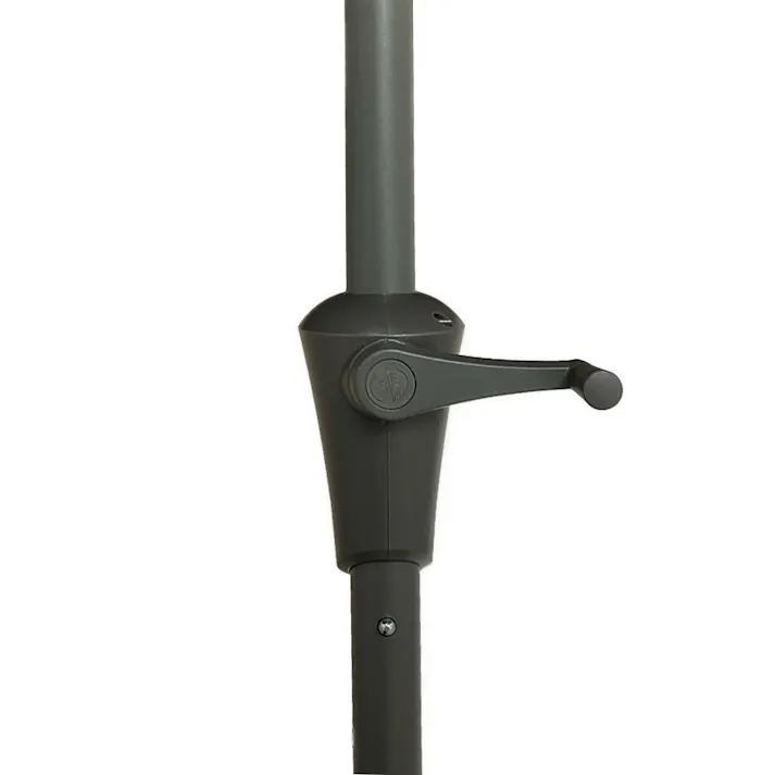 アルミパラソル アイボリー アルミ製 (約)幅270×奥行270×高さ234cm【別送品】